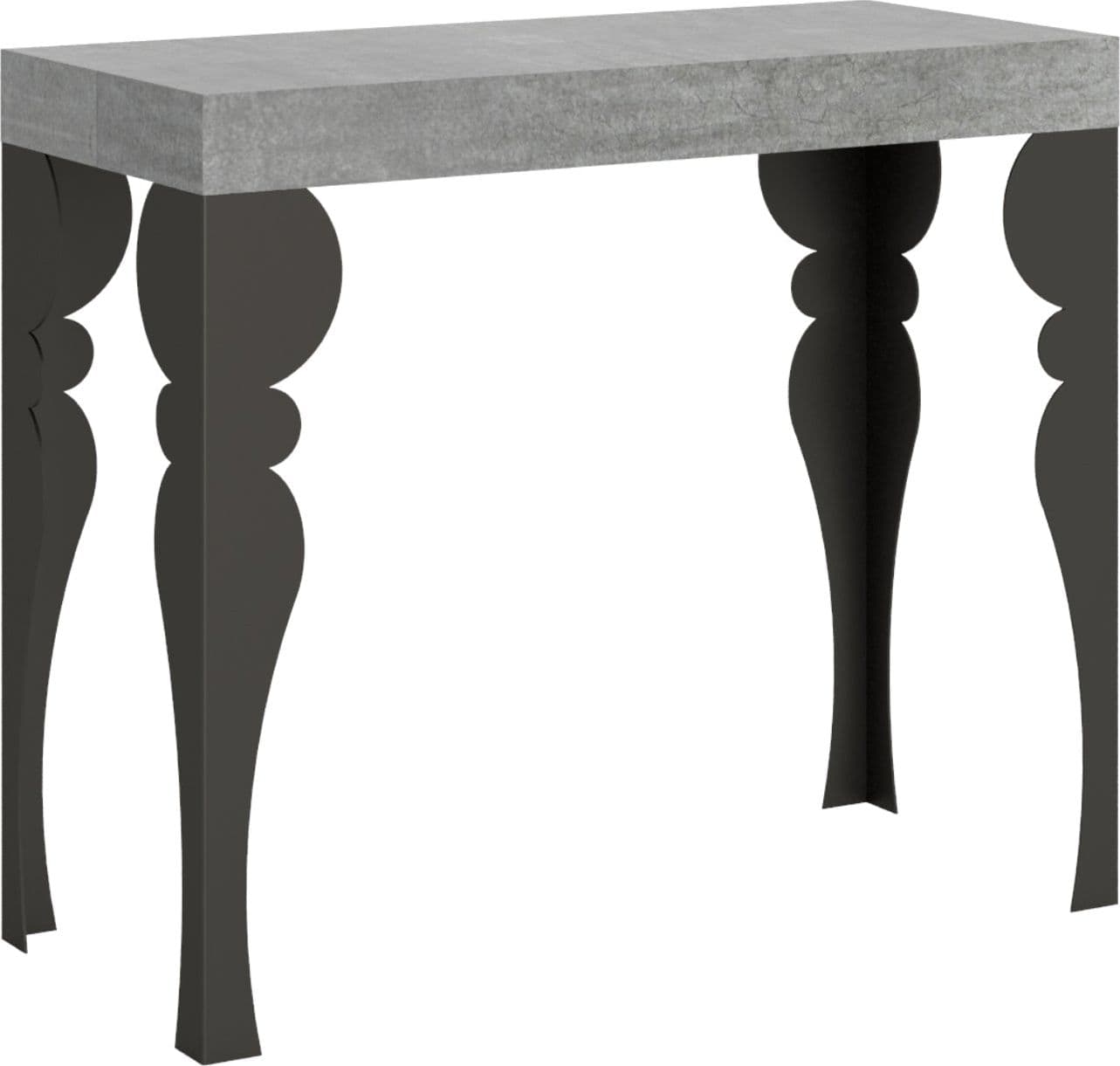 Tavolo consolle "Lecce" allungabile in legno per sala da pranzo in Credenze Decor Space - Altamura, commercioVirtuoso.it