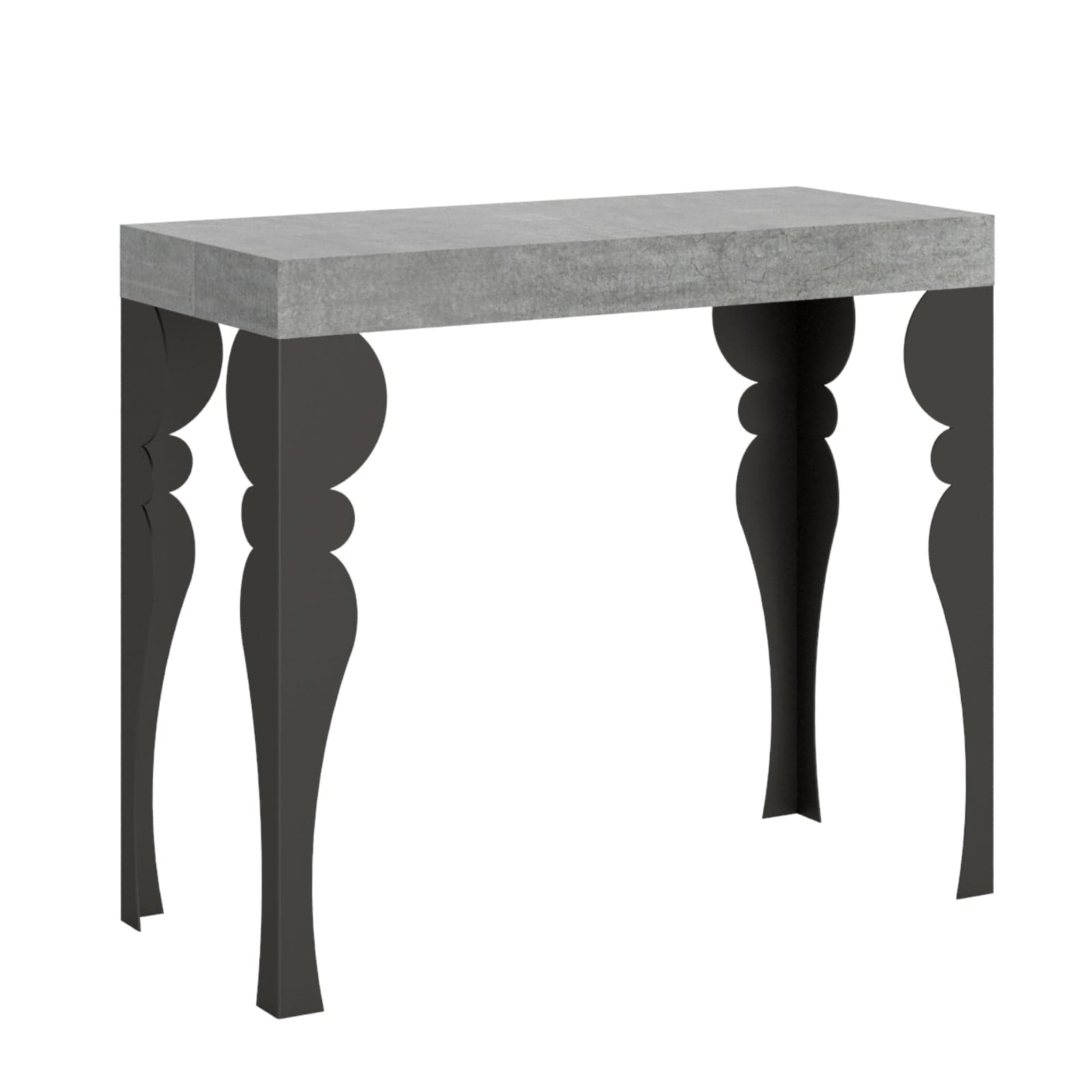 Tavolo consolle "Lecce" allungabile in legno per sala da pranzo in Credenze Decor Space - Altamura, commercioVirtuoso.it