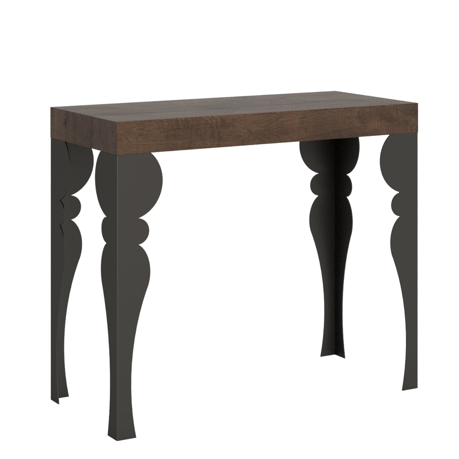 Tavolo consolle "Lecce" allungabile in legno per sala da pranzo in Credenze Decor Space - Altamura, commercioVirtuoso.it