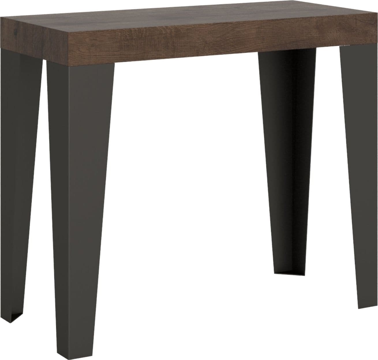 Tavolo consolle "Bolzano" allungabile in legno per sala da pranzo - 8