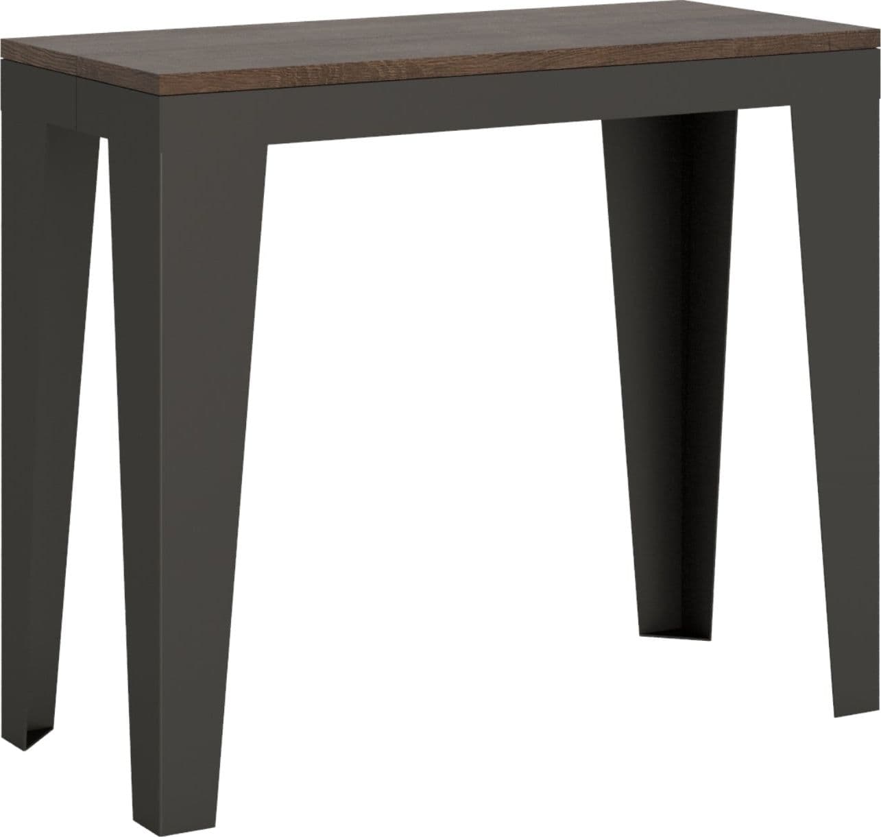 Tavolo consolle "Udine" allungabile in legno per sala da pranzo - 9