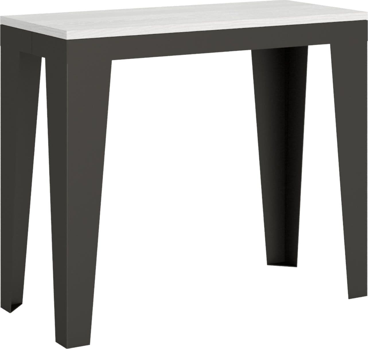 Tavolo consolle "Udine" allungabile in legno per sala da pranzo - 10