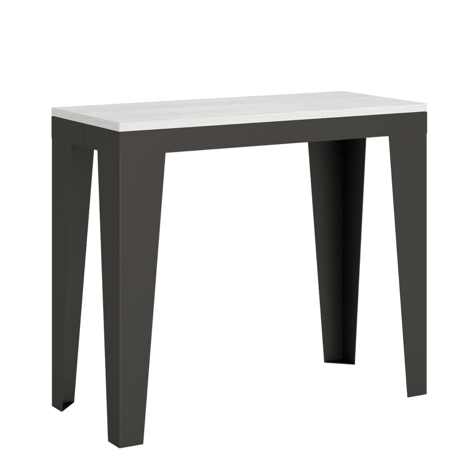 Tavolo consolle "Udine" allungabile in legno per sala da pranzo - 10