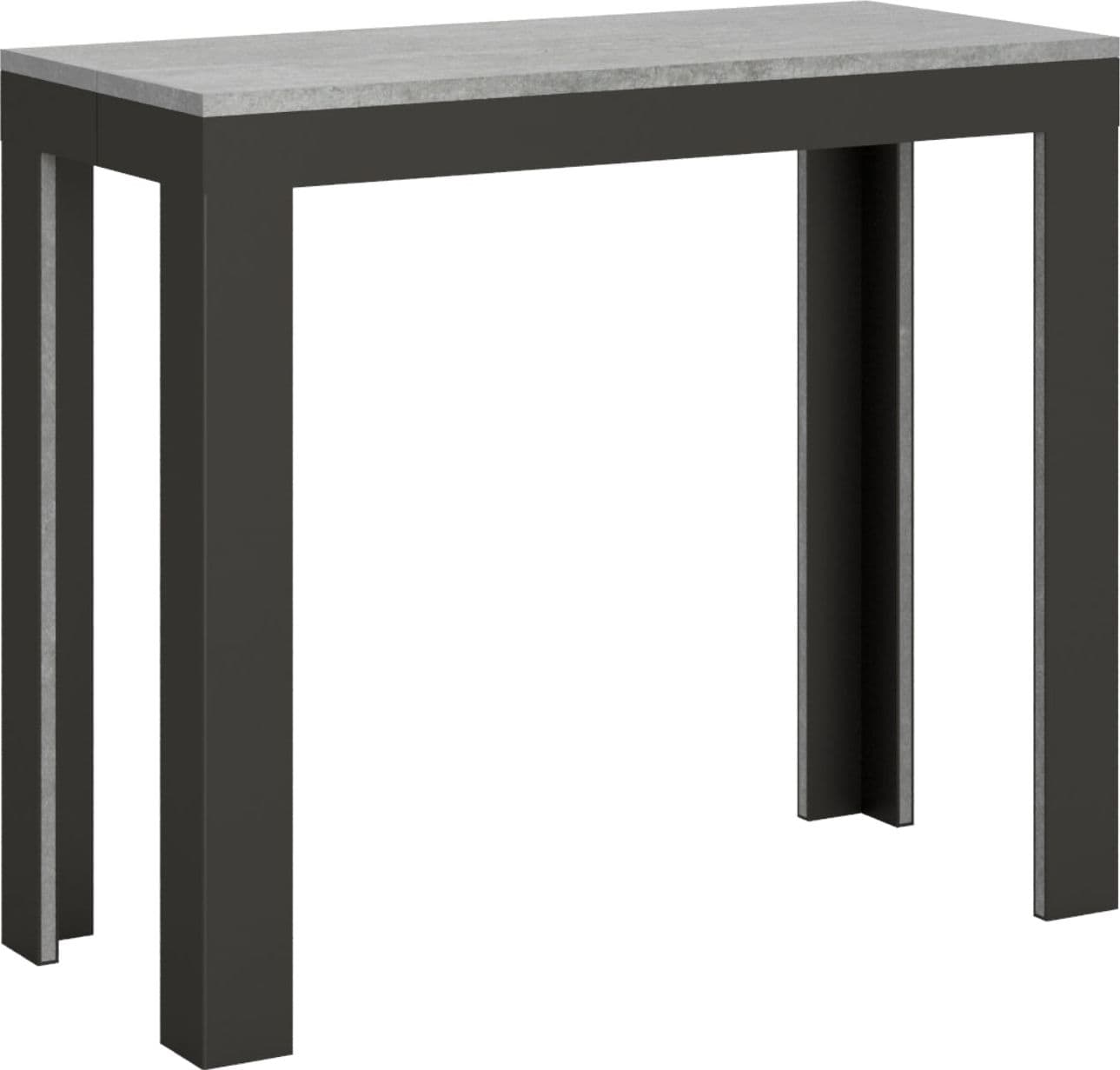 Tavolo consolle "Rimini" allungabile in legno per sala da pranzo in Credenze Decor Space - Altamura, commercioVirtuoso.it