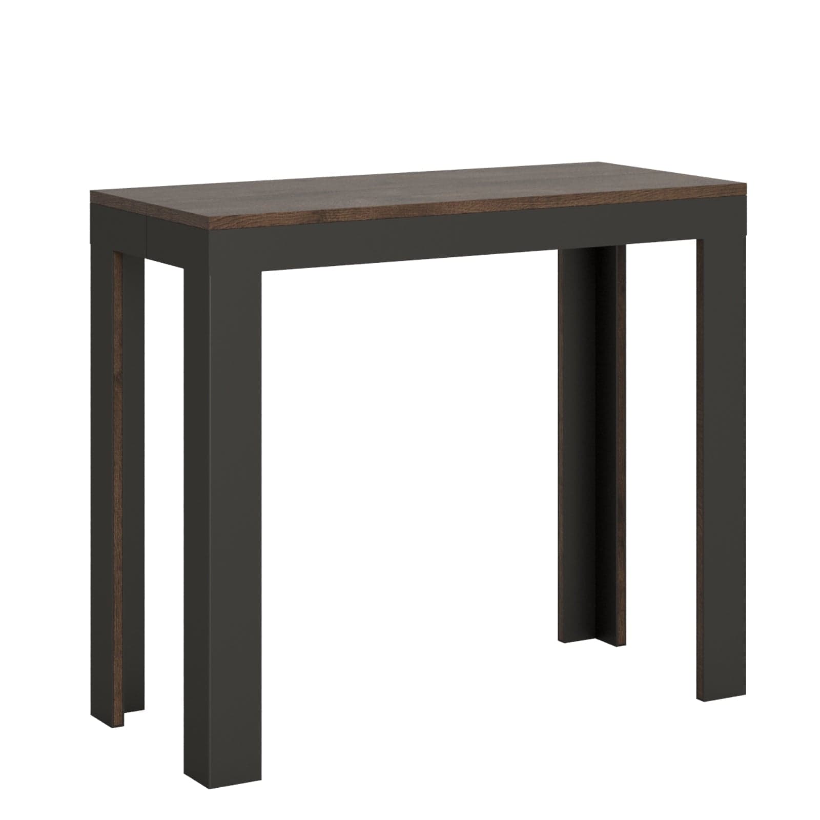 Tavolo consolle "Rimini" allungabile in legno per sala da pranzo in Credenze Decor Space - Altamura, commercioVirtuoso.it