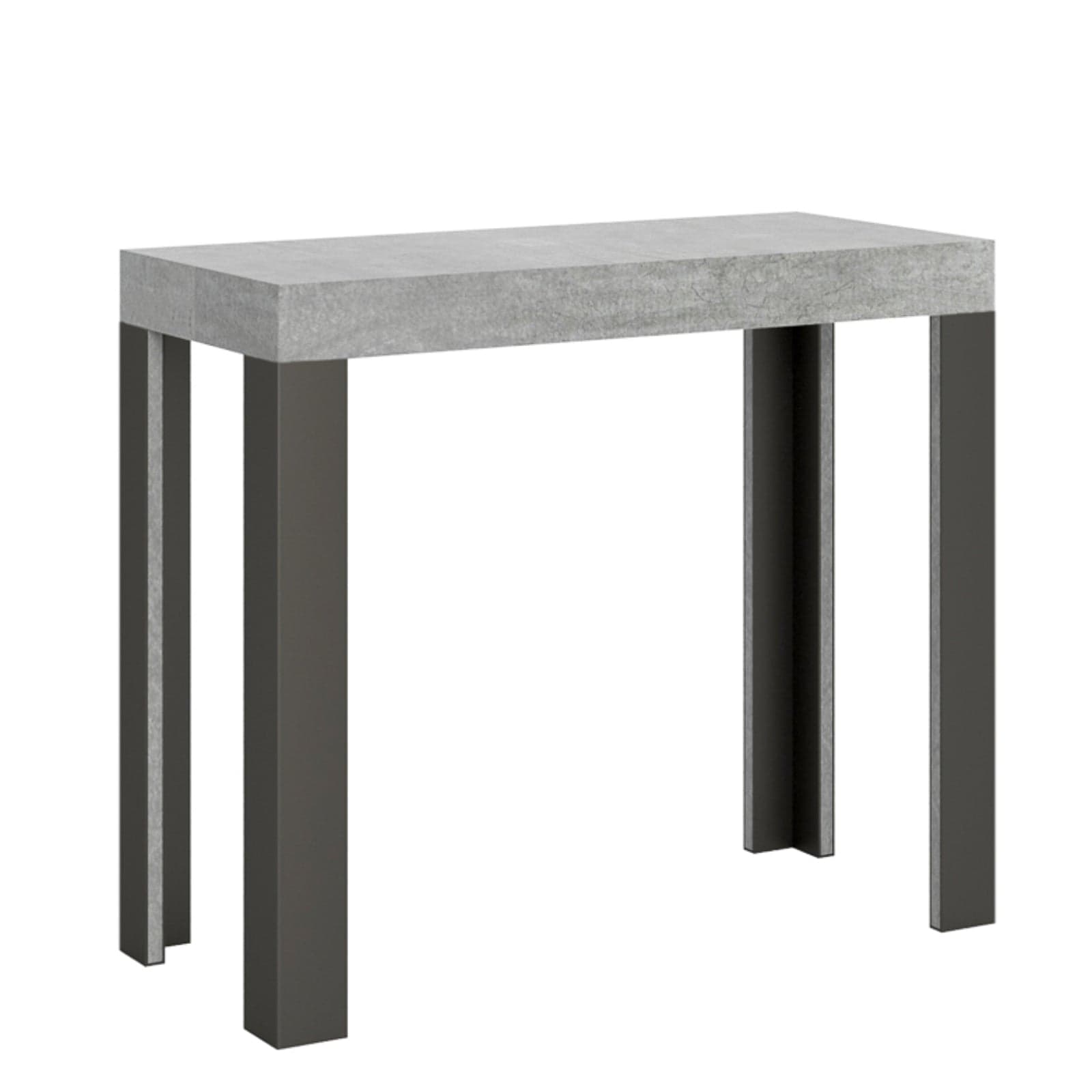 Tavolo consolle "Rimini" allungabile in legno per sala da pranzo in Credenze Decor Space - Altamura, commercioVirtuoso.it
