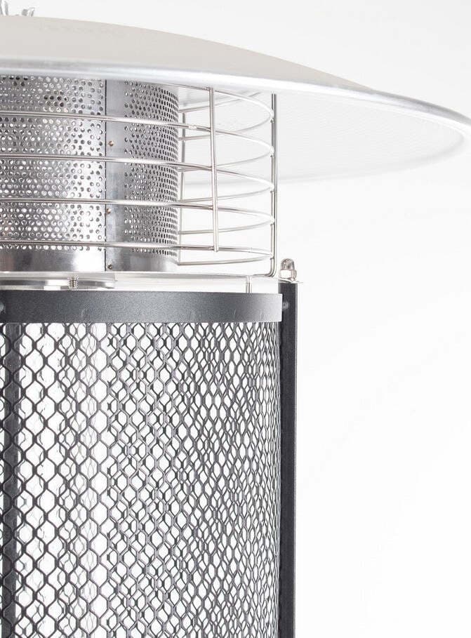 Scaldapatio a Gas Cilinder in acciaio verniciato nero, per esterno, da Ø54 x 180h cm Giardino e giardinaggio/Riscaldamenti e bracieri da esterno/Bracieri Decor Space - Altamura, Commerciovirtuoso.it
