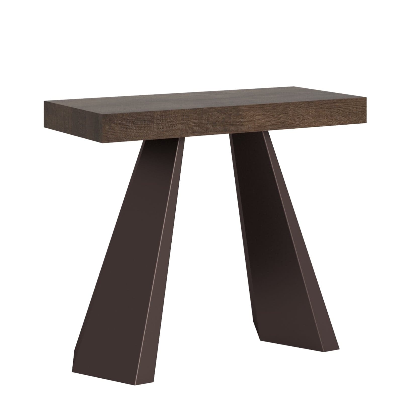 Tavolo consolle "Monza" allungabile in legno per sala da pranzo in Credenze Decor Space - Altamura, commercioVirtuoso.it