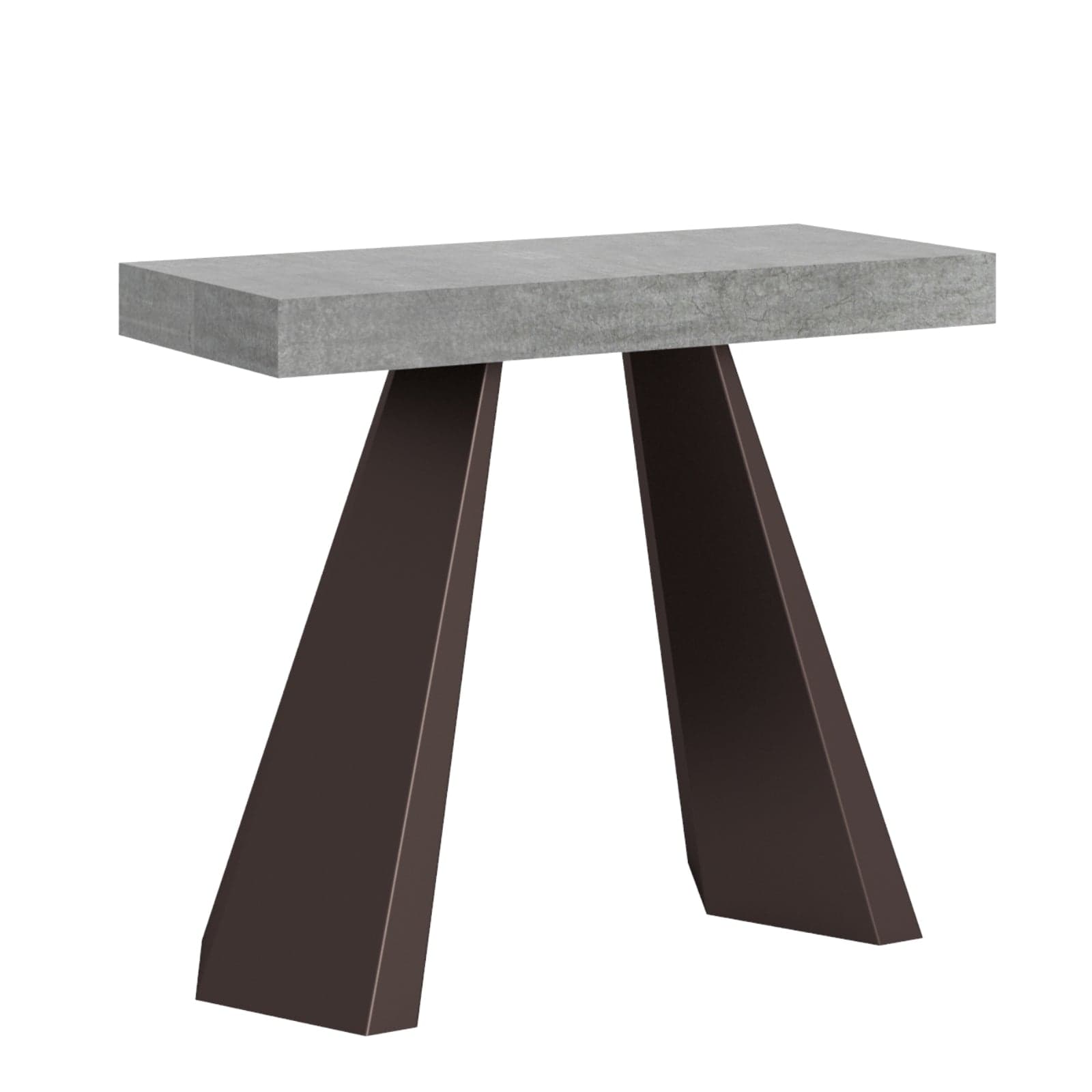 Tavolo consolle "Monza" allungabile in legno per sala da pranzo in Credenze Decor Space - Altamura, commercioVirtuoso.it