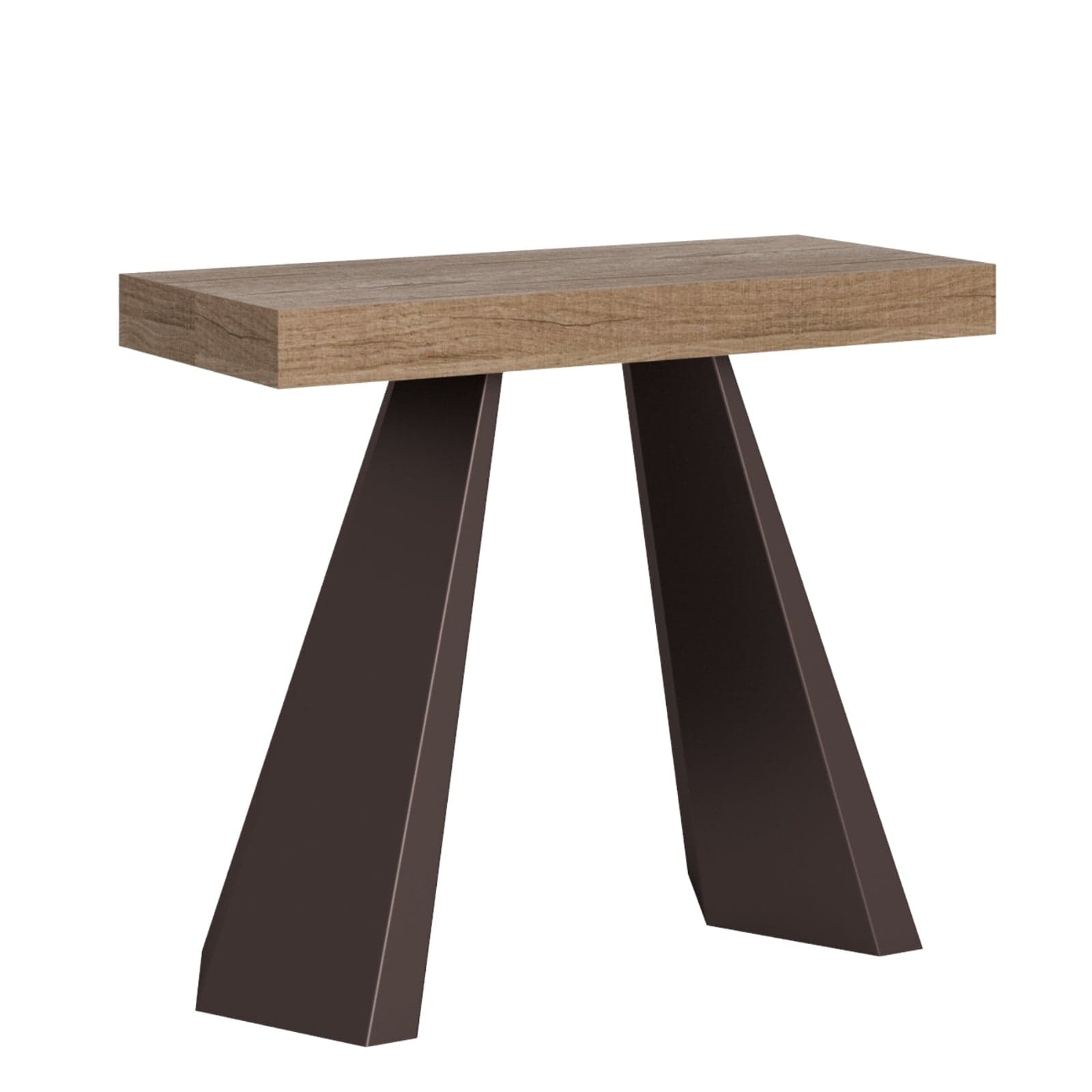 Tavolo consolle "Monza" allungabile in legno per sala da pranzo in Credenze Decor Space - Altamura, commercioVirtuoso.it