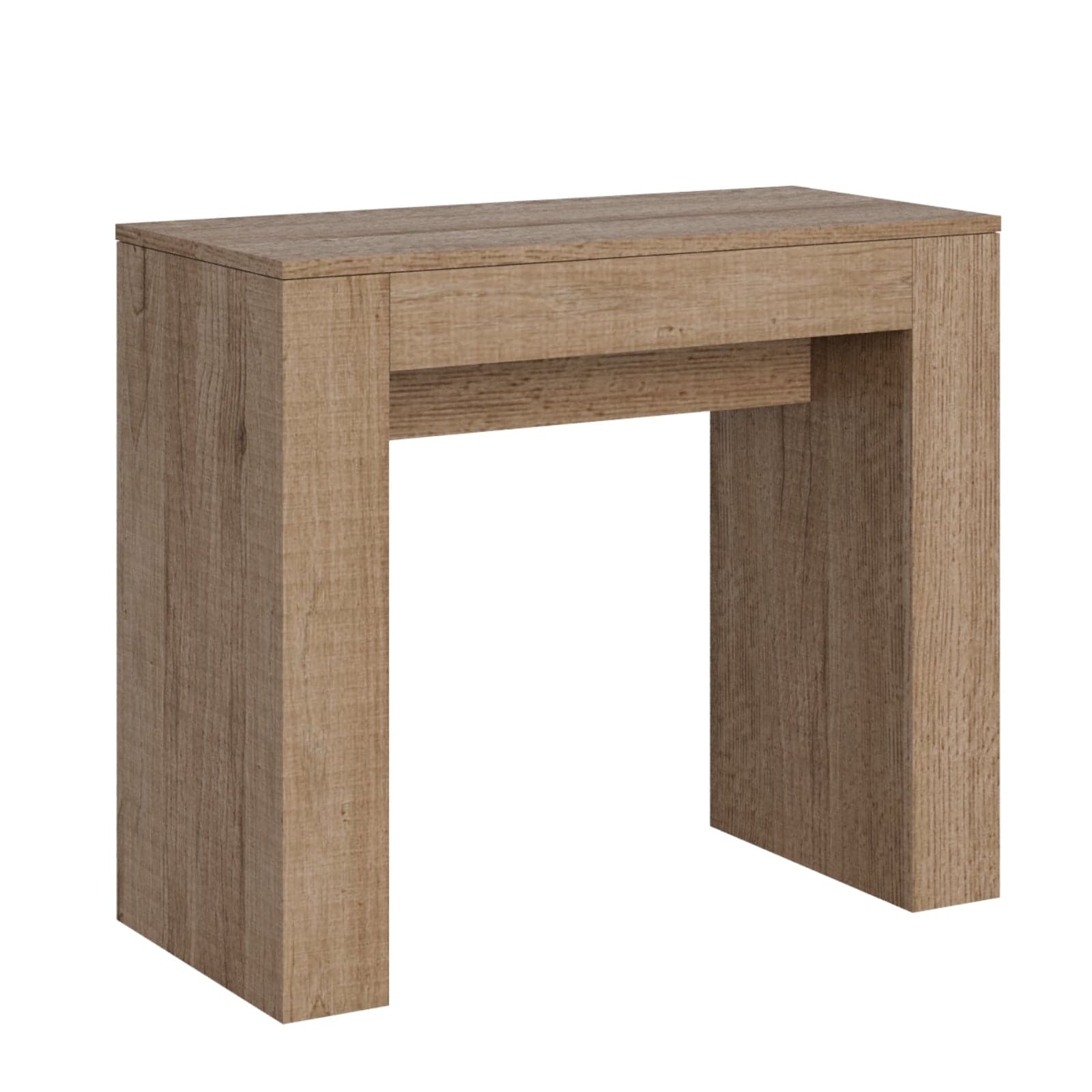 Tavolo consolle "Trento" allungabile in legno per sala da pranzo in Credenze Decor Space - Altamura, commercioVirtuoso.it