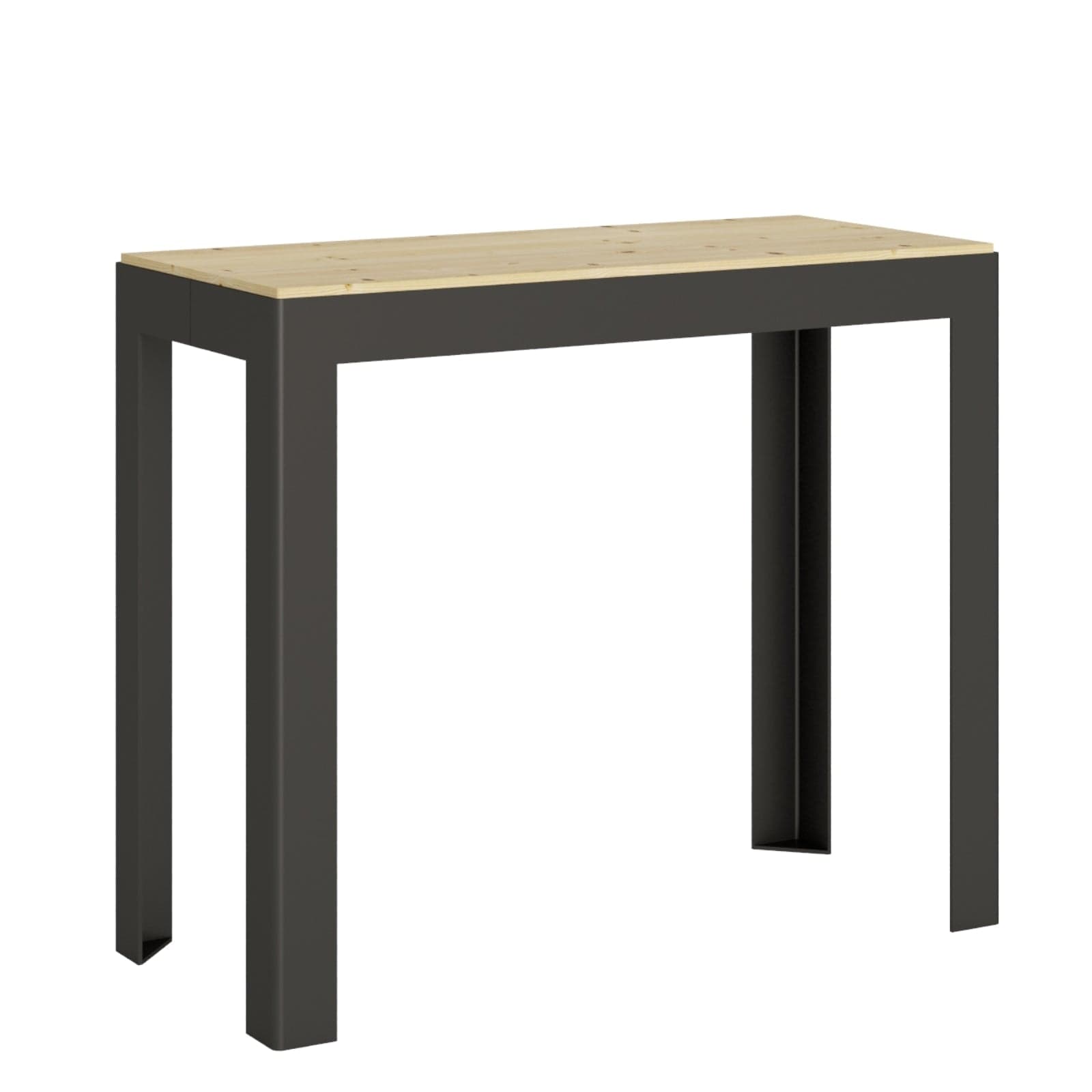 Tavolo consolle "Sassari" allungabile in legno per sala da pranzo in Credenze Decor Space - Altamura, commercioVirtuoso.it