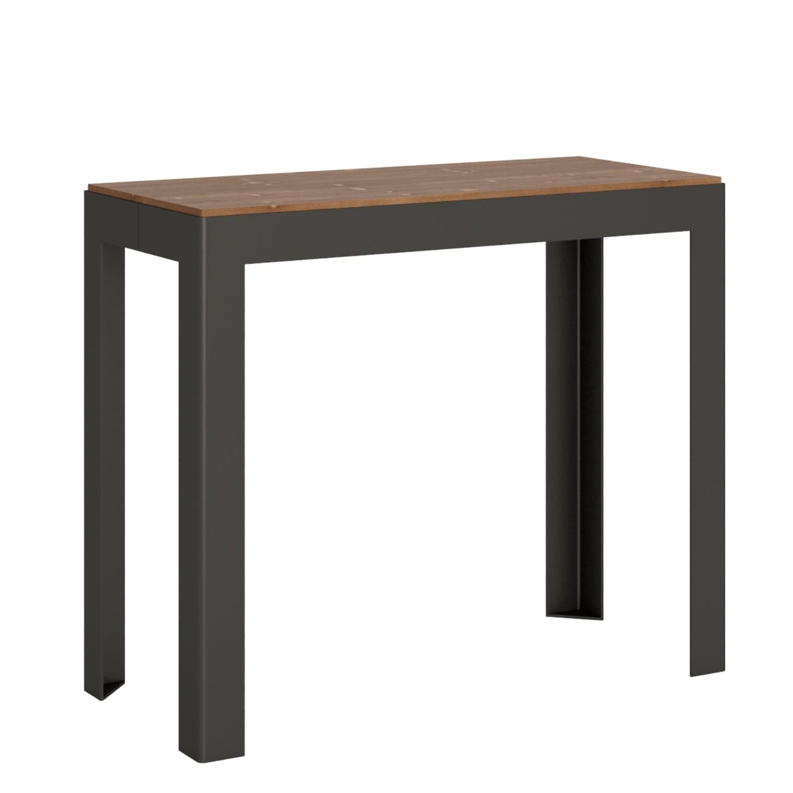 Tavolo consolle "Sassari" allungabile in legno per sala da pranzo in Credenze Decor Space - Altamura, commercioVirtuoso.it