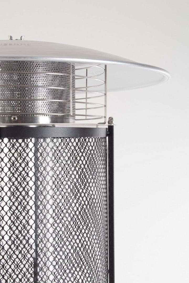 Scaldapatio a Gas "Cilinder" con struttura in acciaio inossidabile e vetro, per esterno in Bracieri Decor Space - Altamura, commercioVirtuoso.it