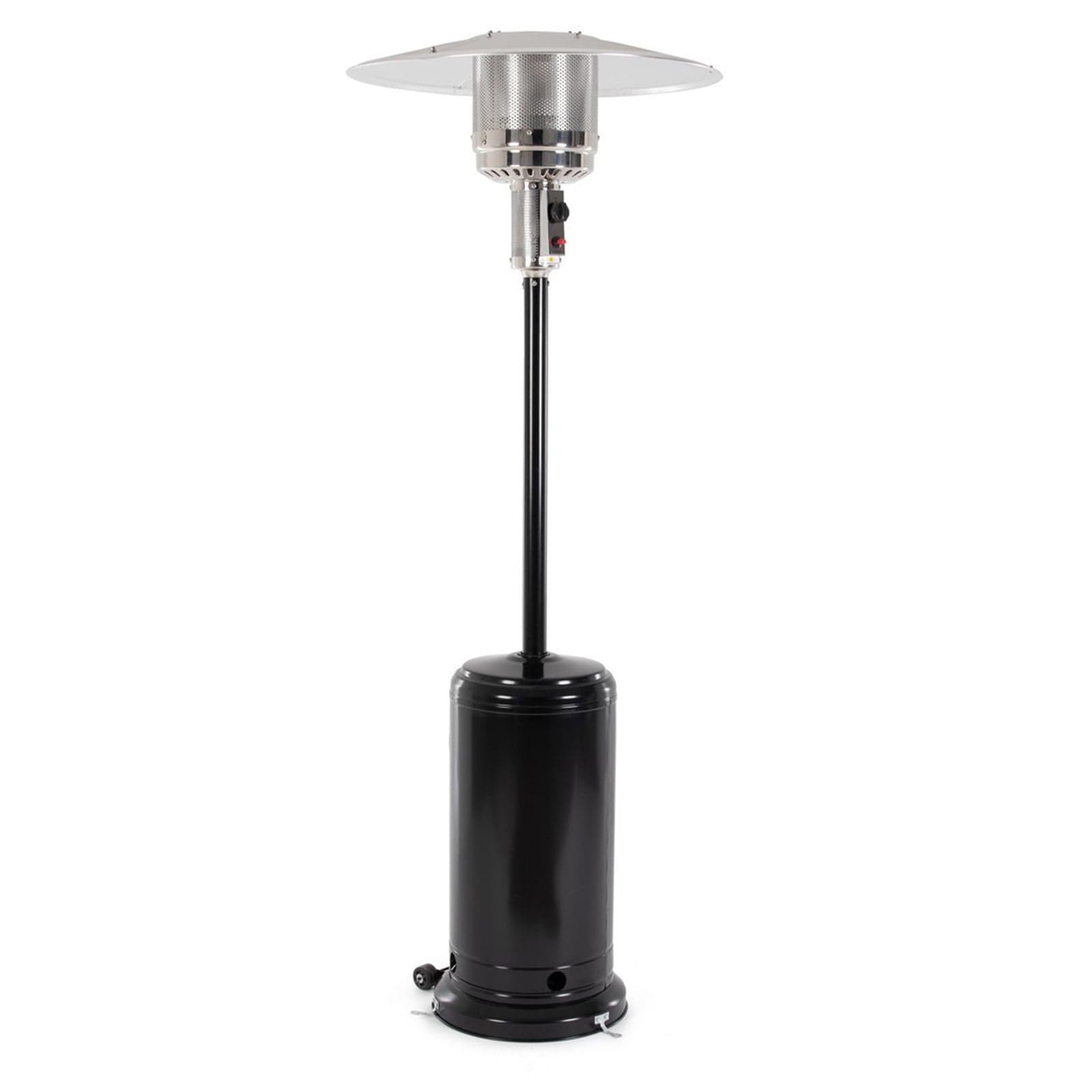 Scaldapatio a Gas, struttura a fungo in acciaio verniciato nero, per esterno, da Ø81,3 x 220h cm in Bracieri Decor Space - Altamura, commercioVirtuoso.it