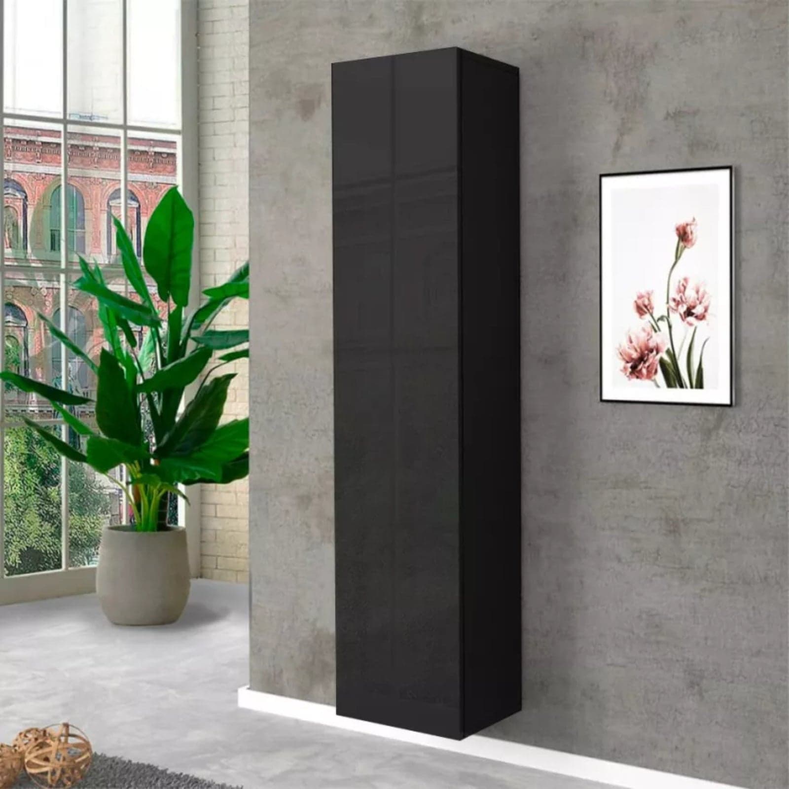 Colonna in legno con ripiani, per composizioni arredamento camere ed interni in Pareti attrezzate Decor Space - Altamura, commercioVirtuoso.it