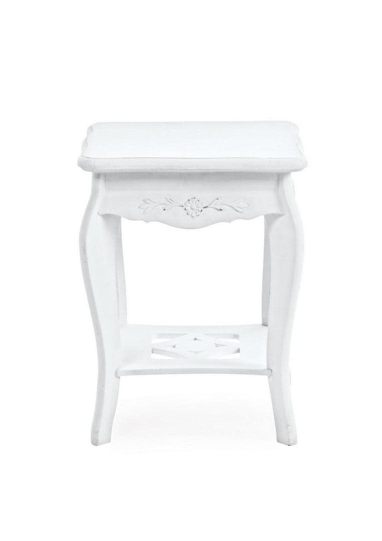 Sgabello per interno "Daisy" Mdf,Verniciatura A Base D'Acqua, Maniglie In Alluminio, 34 x 34 x 44 h cm Casa e cucina/Arredamento/Studio/Sedie e Sgabelli/Sgabelli Decor Space - Altamura, Commerciovirtuoso.it