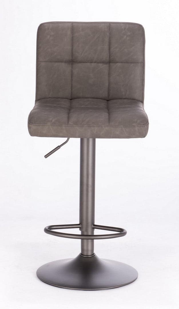 Sgabello da bar Greyson per interno, Struttura E Base Grigio Opaco In Acciaio Verniciato A Polvere (Poliestere), 42 x 51 x 92/113 cm in Sgabelli Decor Space - Altamura, commercioVirtuoso.it