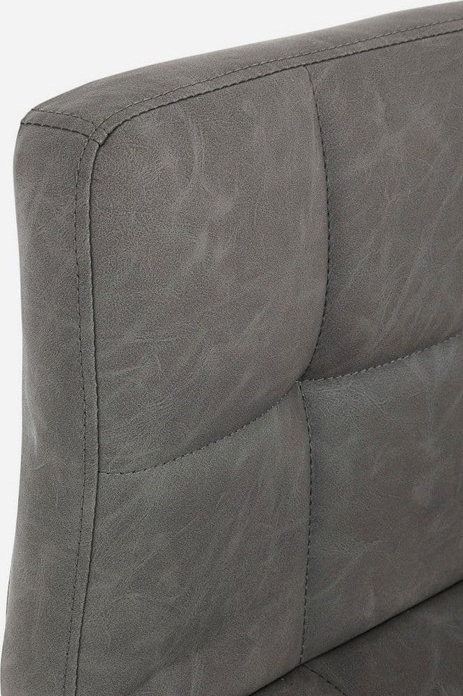 Sgabello da bar Greyson per interno, Struttura E Base Grigio Opaco In Acciaio Verniciato A Polvere (Poliestere), 42 x 51 x 92/113 cm in Sgabelli Decor Space - Altamura, commercioVirtuoso.it