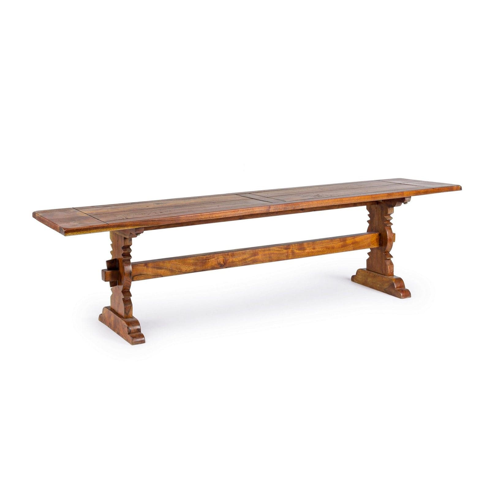 Panca "Chateaux" per interno, con Legno D'Acacia Indiano Massiccio, da 178x41x48h cm in Panche contenitore Decor Space - Altamura, commercioVirtuoso.it