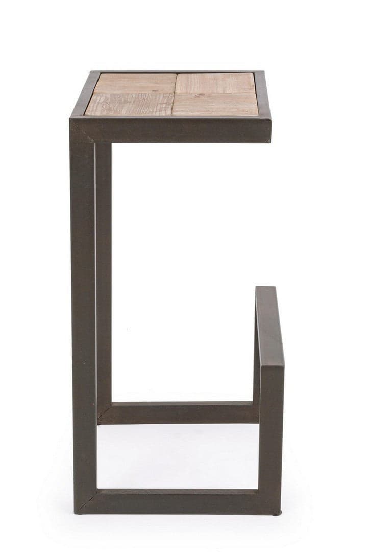 Sgabello da bar Blocks per interno, Struttura In Acciaio, 36 x 32 x 70 cm in Sgabelli Decor Space - Altamura, commercioVirtuoso.it