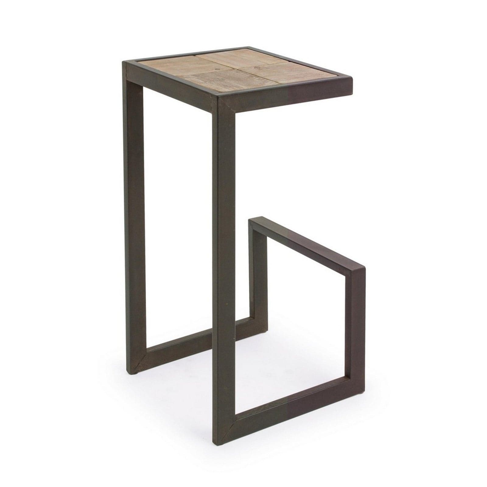 Sgabello da bar Blocks per interno, Struttura In Acciaio, 36 x 32 x 70 cm in Sgabelli Decor Space - Altamura, commercioVirtuoso.it