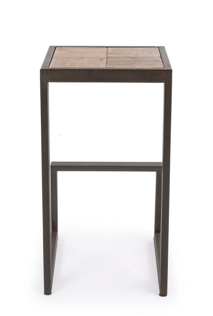 Sgabello da bar Blocks per interno, Struttura In Acciaio, 36 x 32 x 70 cm in Sgabelli Decor Space - Altamura, commercioVirtuoso.it