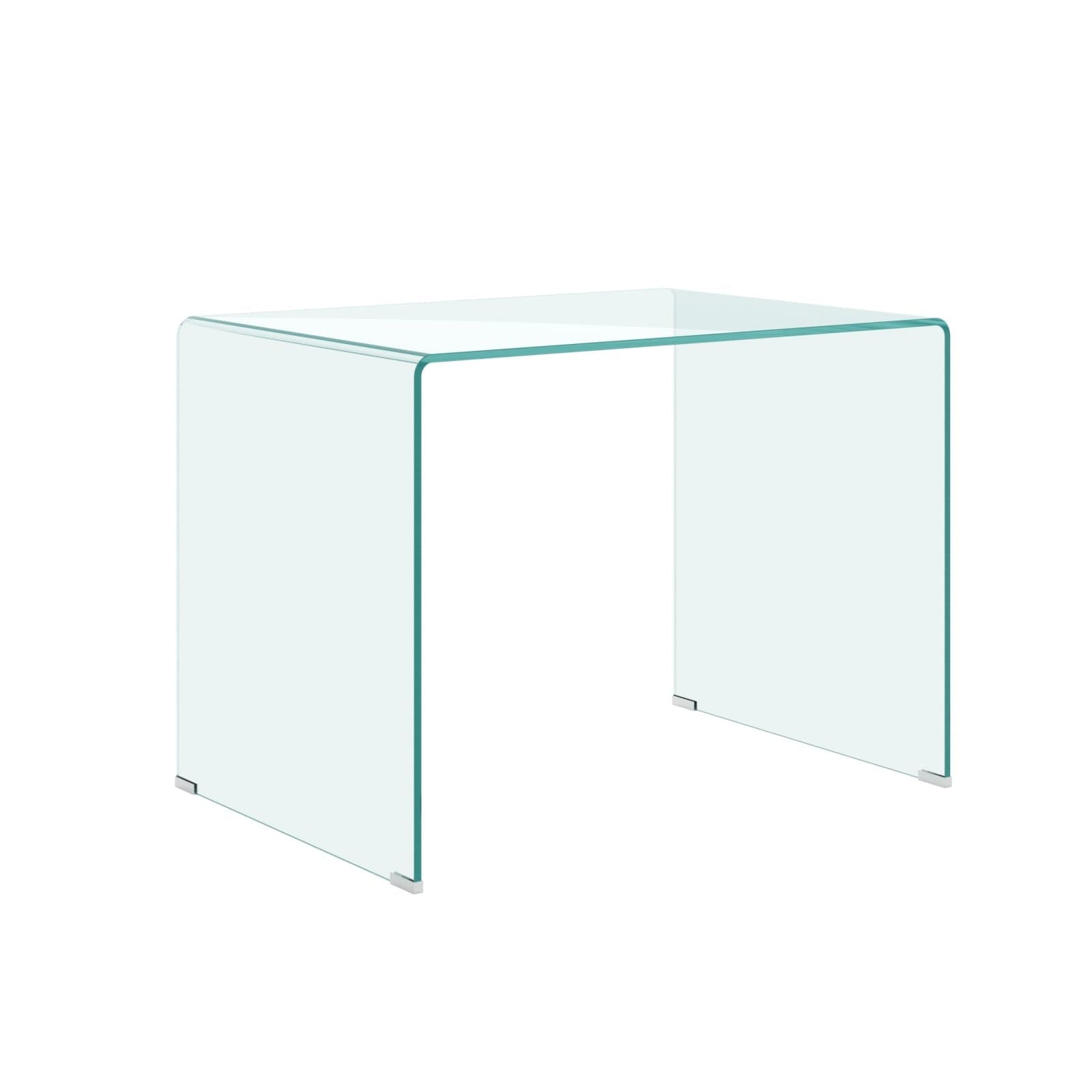 Scrittoio da ufficio, fisso, in vetro trasparente, per arredamento interni in Postazioni di lavoro per computer Decor Space - Altamura, commercioVirtuoso.it