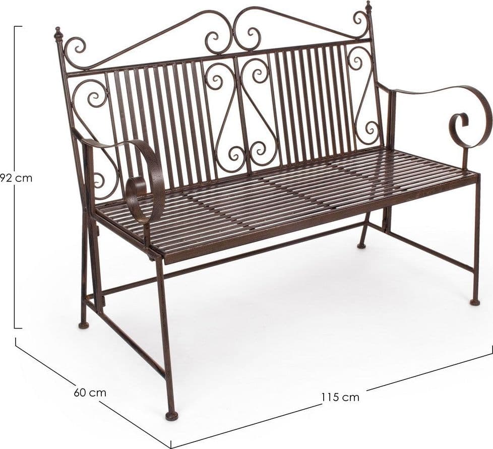 Panca "Melanie" per interno, con Acciaio Verniciato A Polvere Epossidica, da 115x60x92h cm Casa e cucina/Arredamento/Ingresso/Panche contenitore Decor Space - Altamura, Commerciovirtuoso.it