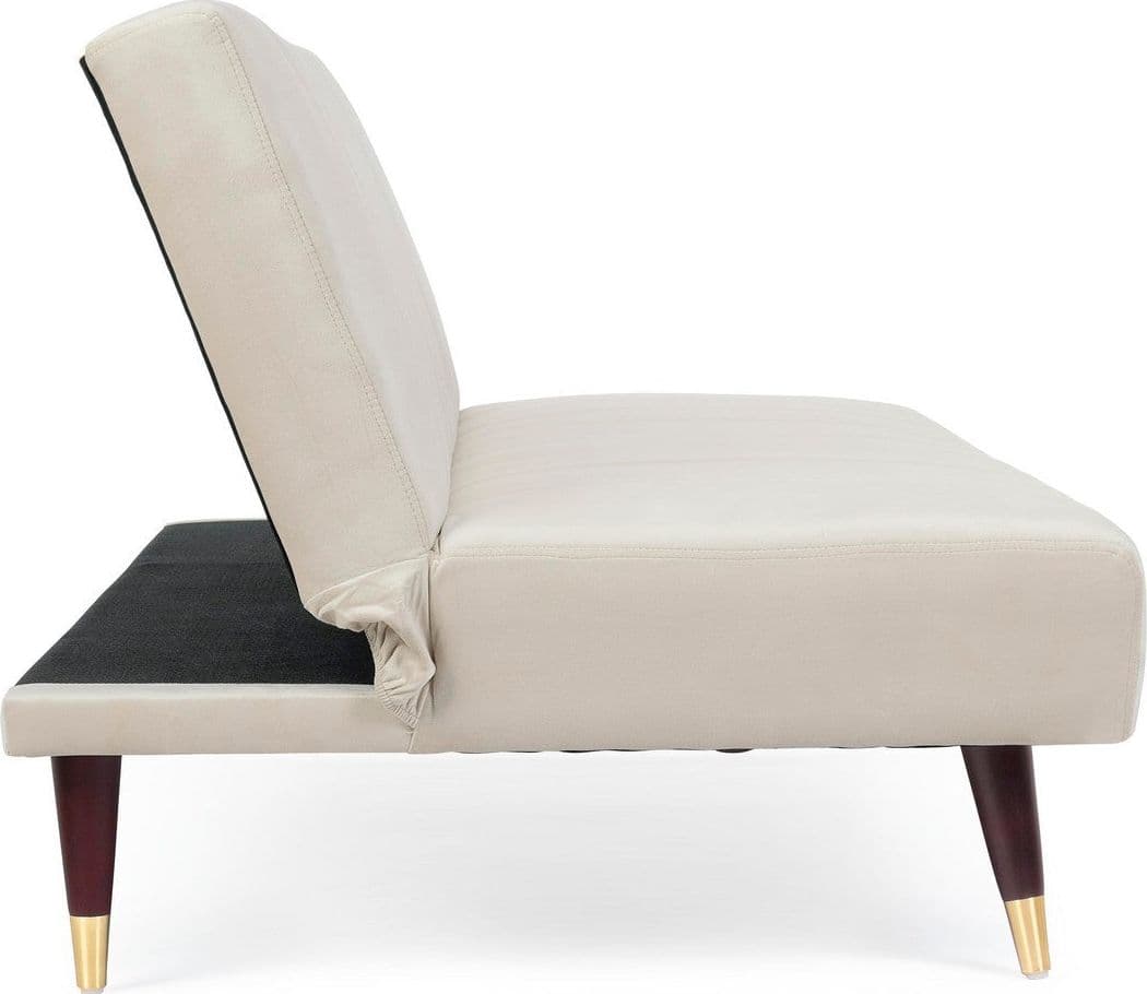 Divano letto "Alma" da 3 posti, struttura in legno di eucalipto, 180 x 88 x 82 h cm in Divani Decor Space - Altamura, commercioVirtuoso.it