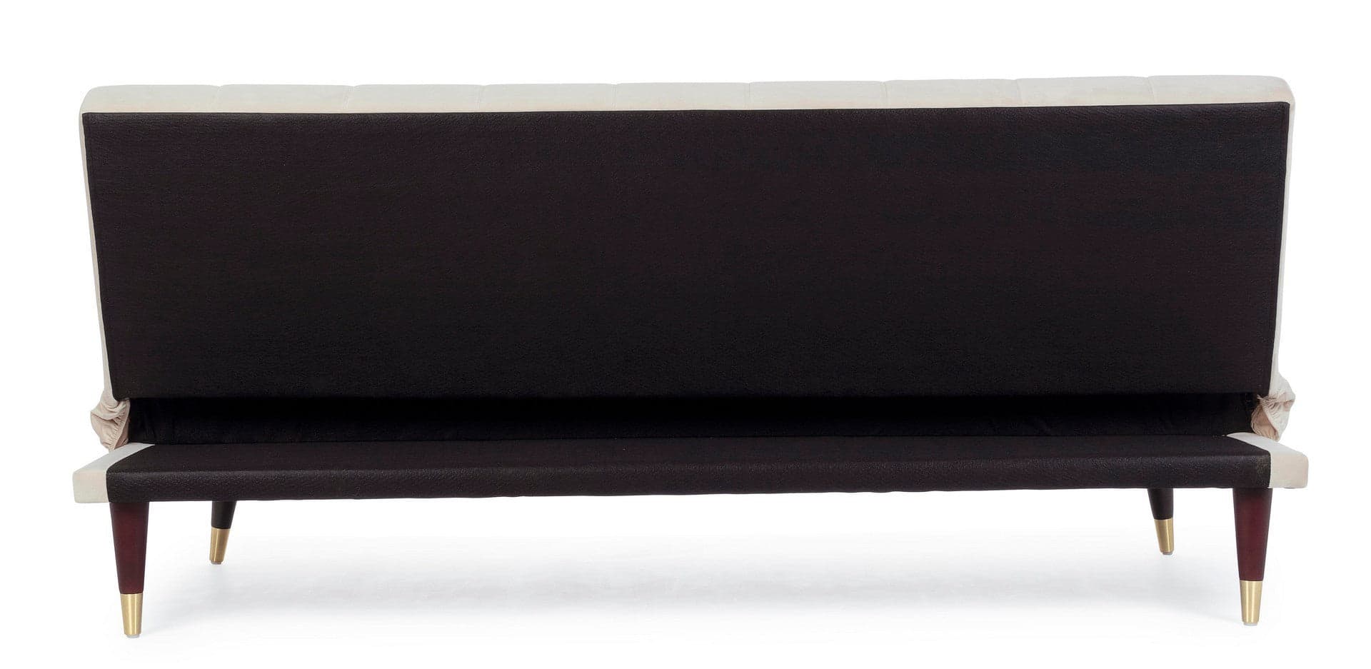 Divano letto "Alma" da 3 posti, struttura in legno di eucalipto, 180 x 88 x 82 h cm in Divani Decor Space - Altamura, commercioVirtuoso.it