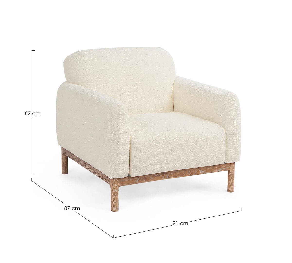Divano 3 Posti "Detroit" per interno, Struttura In Legno Di Frassino 232 x 87 x 82 h cm in Divani Decor Space - Altamura, commercioVirtuoso.it