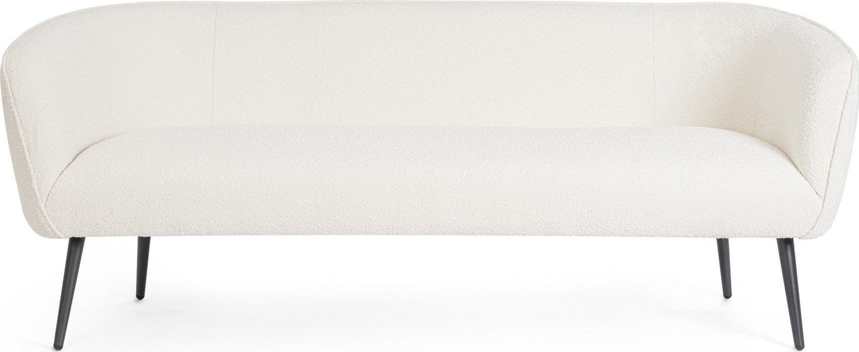Divano 2 Posti "Avril" per interno, Struttura In Legno Compensato, Gambe In Acciaio Verniciato A Polvere Epossidica 126 x 70 x 68 h cm in Divani Decor Space - Altamura, commercioVirtuoso.it
