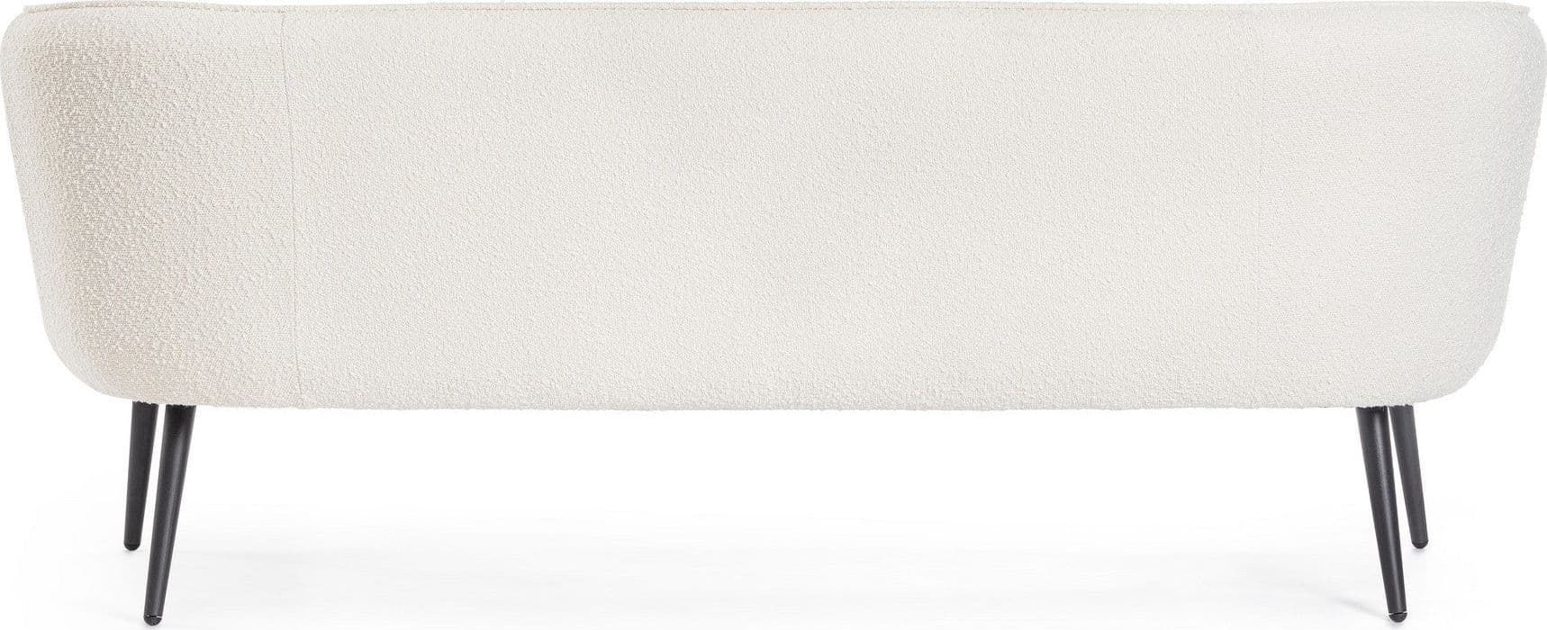 Divano 2 Posti "Avril" per interno, Struttura In Legno Compensato, Gambe In Acciaio Verniciato A Polvere Epossidica 126 x 70 x 68 h cm in Divani Decor Space - Altamura, commercioVirtuoso.it