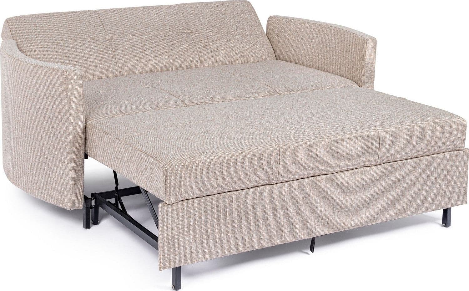 Divano letto "Clayton" per interno con cuscino Struttura in compensato e acciaio, 166 x 88 x 84 cm Casa e cucina/Arredamento/Soggiorno/Divani Decor Space - Altamura, Commerciovirtuoso.it