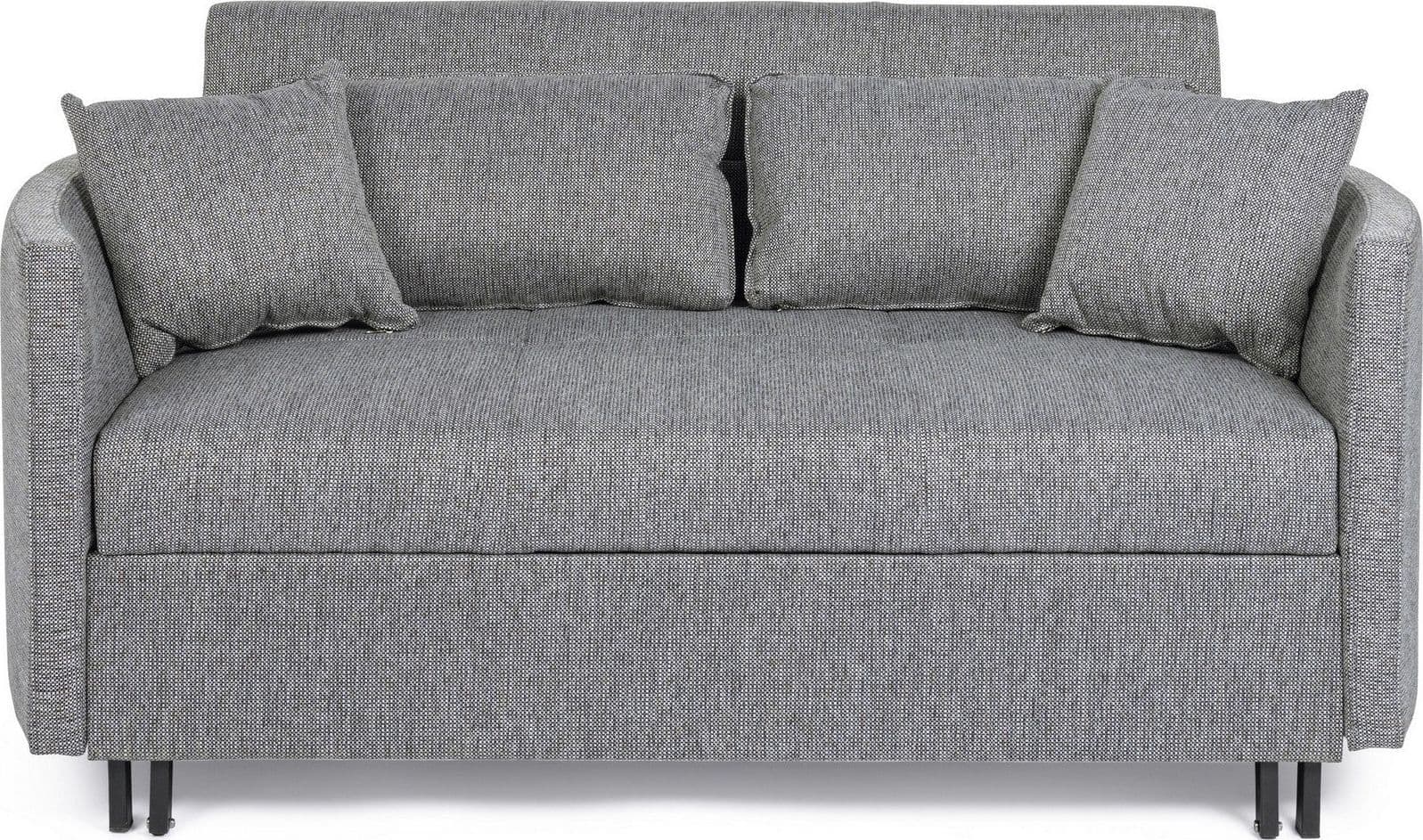Divano letto "Clayton" per interno con cuscino Struttura in compensato e acciaio, 166 x 88 x 84 cm Casa e cucina/Arredamento/Soggiorno/Divani Decor Space - Altamura, Commerciovirtuoso.it