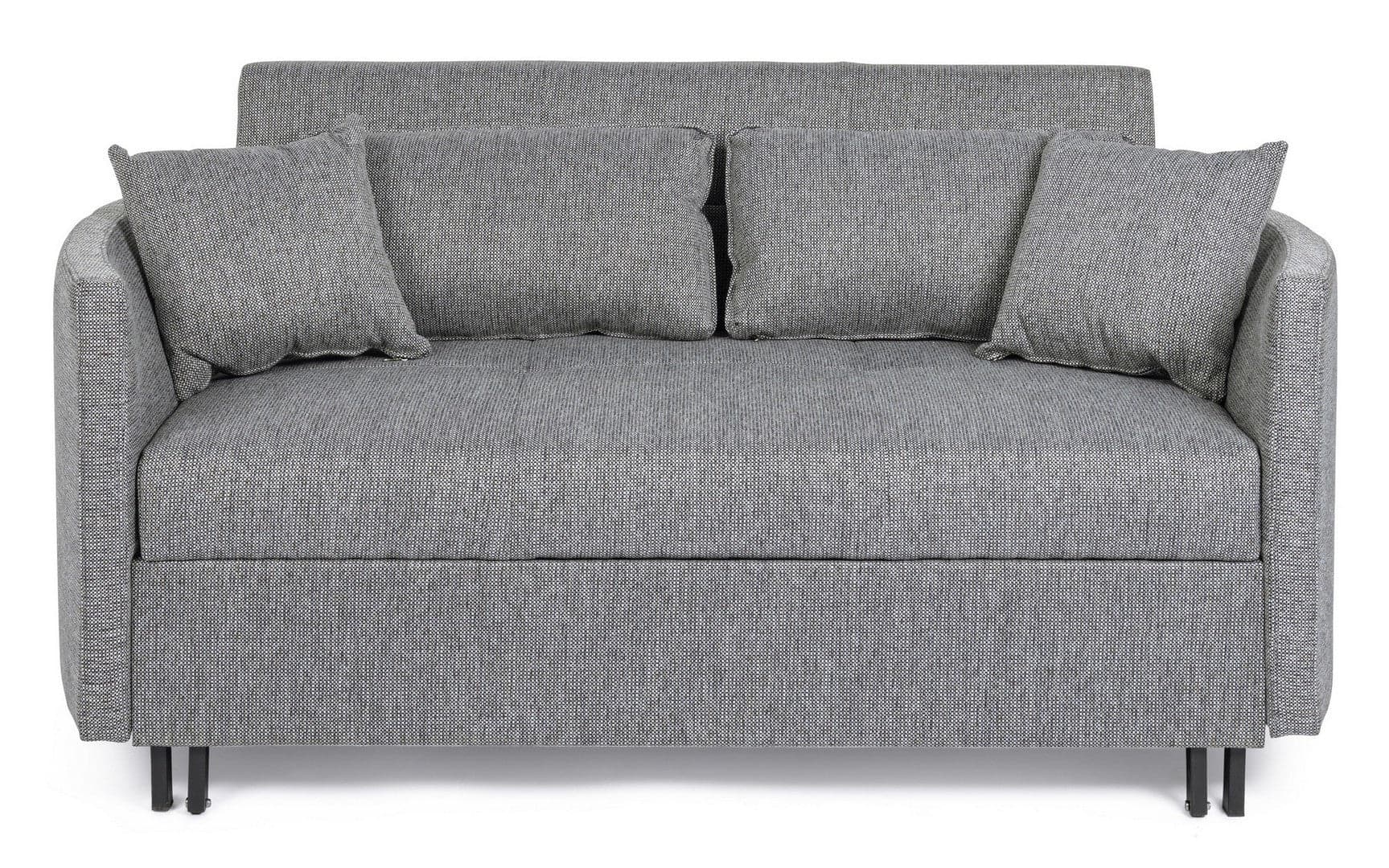 Divano letto "Clayton" per interno con cuscino Struttura in compensato e acciaio, 166 x 88 x 84 cm Casa e cucina/Arredamento/Soggiorno/Divani Decor Space - Altamura, Commerciovirtuoso.it
