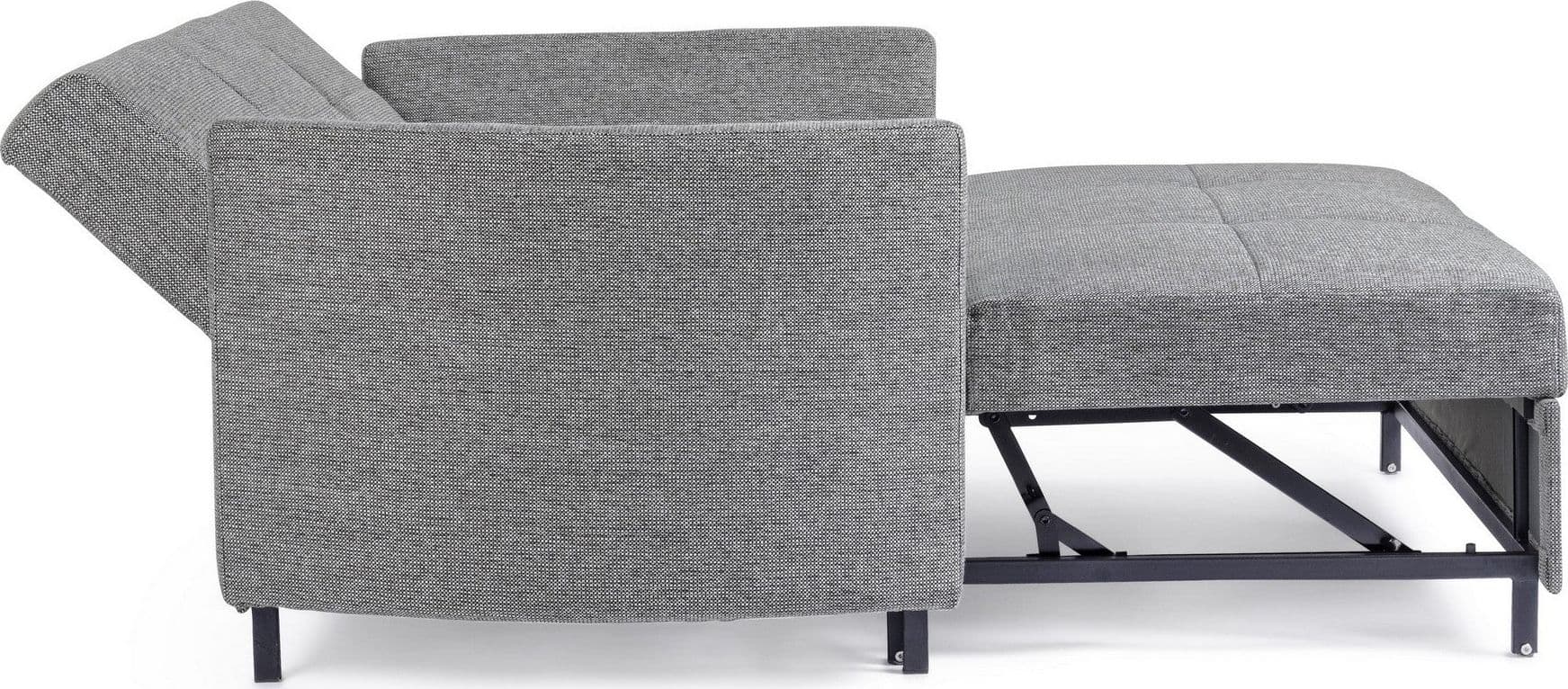 Divano letto "Clayton" per interno con cuscino Struttura in compensato e acciaio, 166 x 88 x 84 cm Casa e cucina/Arredamento/Soggiorno/Divani Decor Space - Altamura, Commerciovirtuoso.it