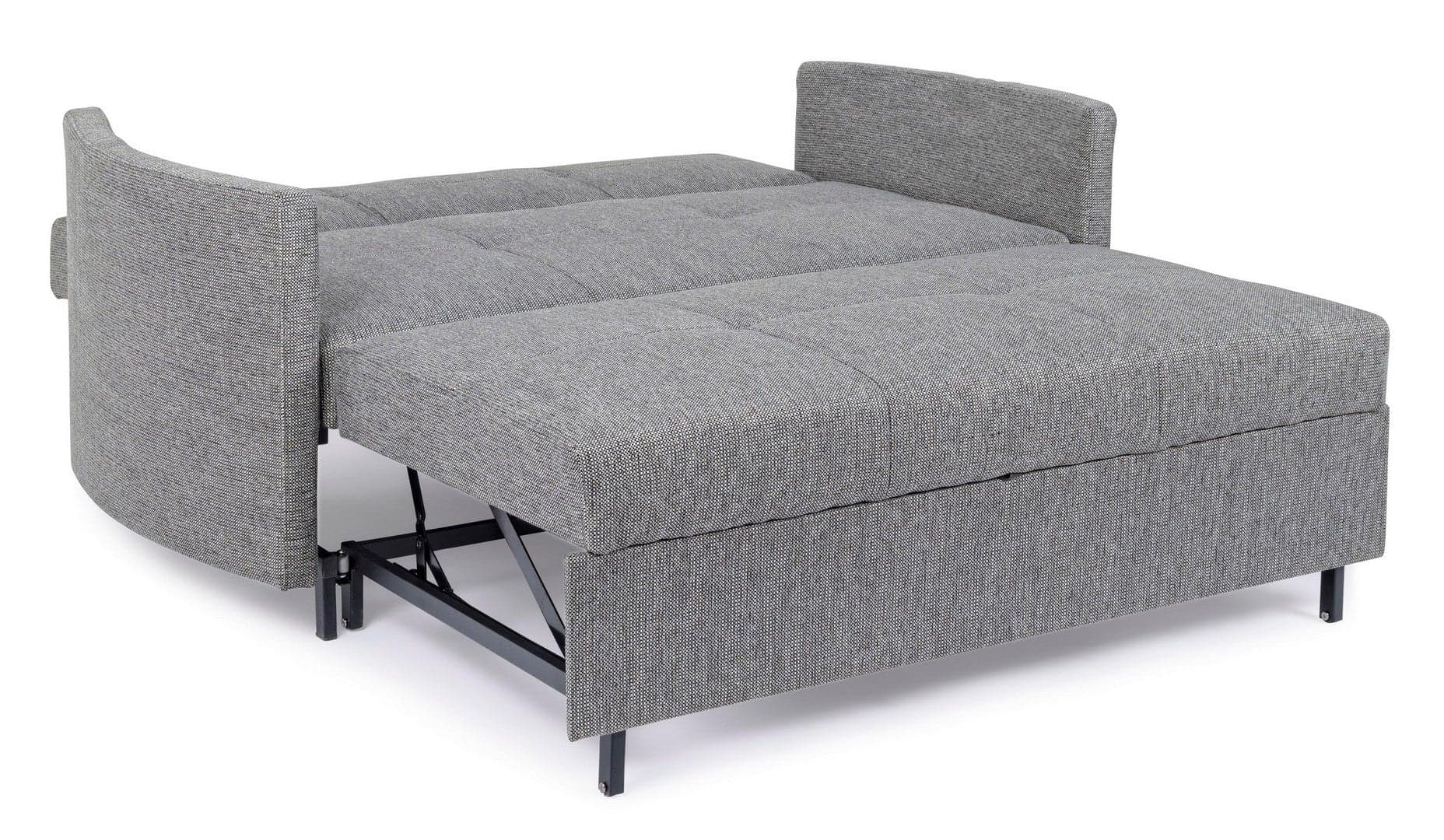 Divano letto "Clayton" per interno con cuscino Struttura in compensato e acciaio, 166 x 88 x 84 cm Casa e cucina/Arredamento/Soggiorno/Divani Decor Space - Altamura, Commerciovirtuoso.it