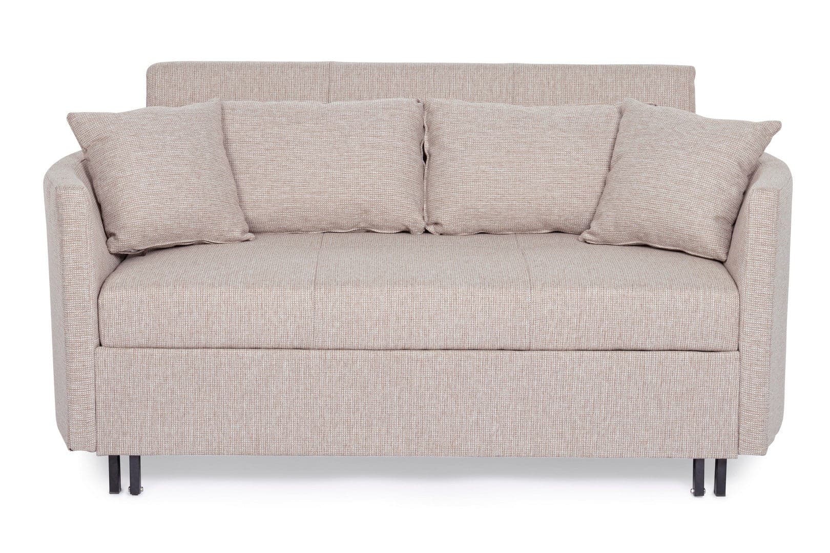 Divano letto "Clayton" per interno con cuscino Struttura in compensato e acciaio, 166 x 88 x 84 cm Casa e cucina/Arredamento/Soggiorno/Divani Decor Space - Altamura, Commerciovirtuoso.it