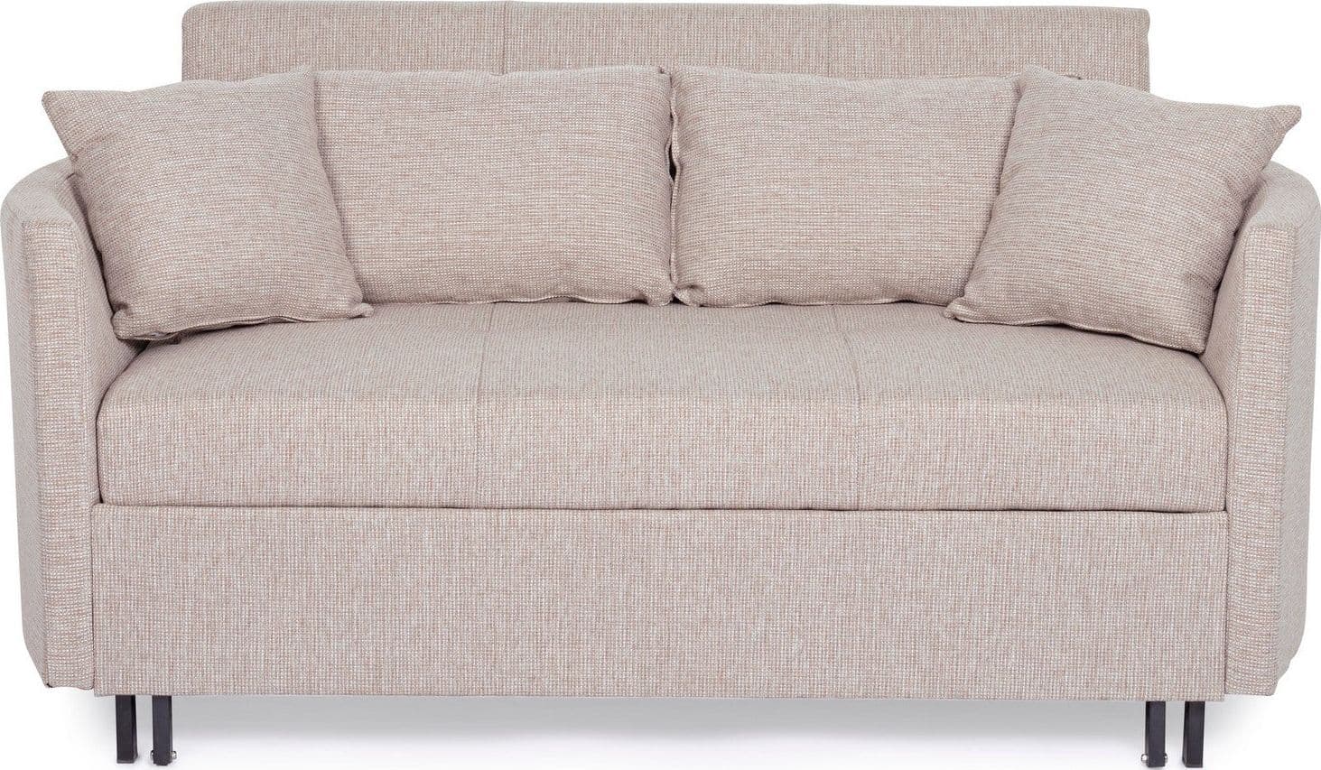 Divano letto "Clayton" per interno con cuscino Struttura in compensato e acciaio, 166 x 88 x 84 cm Casa e cucina/Arredamento/Soggiorno/Divani Decor Space - Altamura, Commerciovirtuoso.it