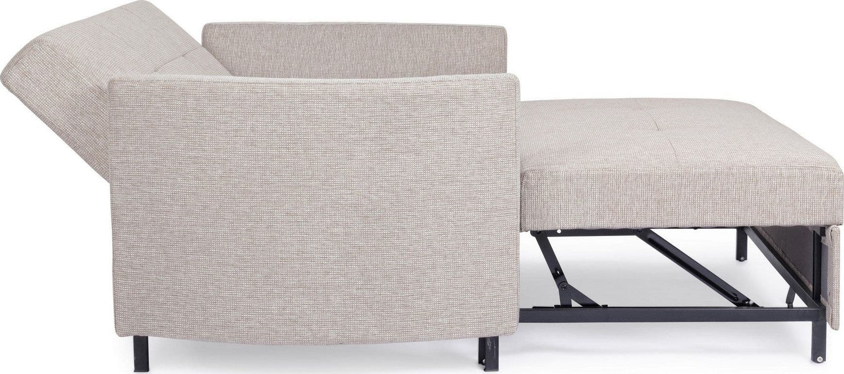 Divano letto "Clayton" per interno con cuscino Struttura in compensato e acciaio, 166 x 88 x 84 cm Casa e cucina/Arredamento/Soggiorno/Divani Decor Space - Altamura, Commerciovirtuoso.it