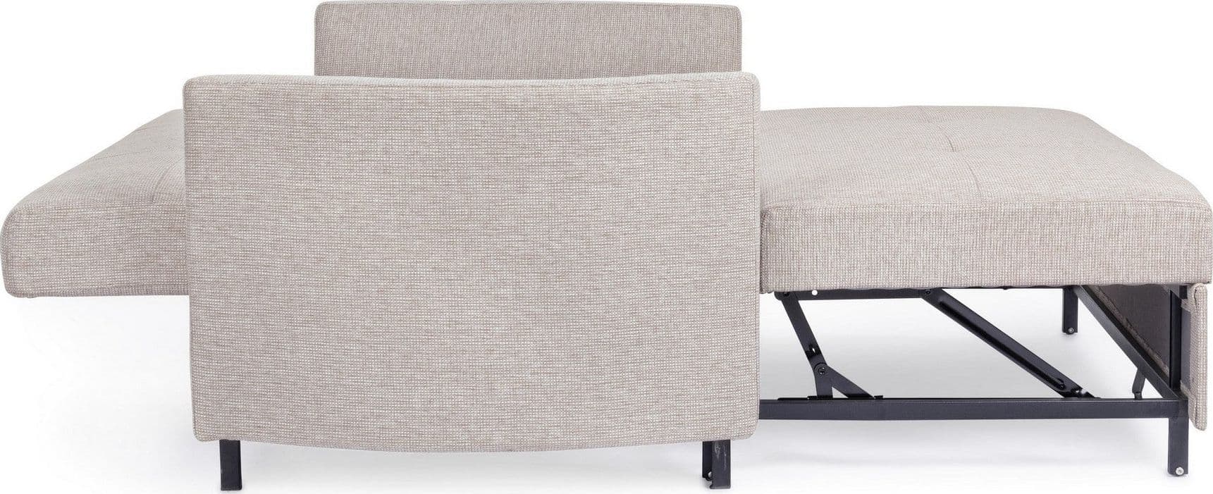 Divano letto "Clayton" per interno con cuscino Struttura in compensato e acciaio, 166 x 88 x 84 cm Casa e cucina/Arredamento/Soggiorno/Divani Decor Space - Altamura, Commerciovirtuoso.it