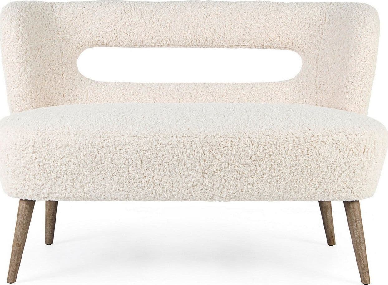 Divano 2 Posti "Cortina" per interno, Struttura In Legno Di Pino 115 x 68 x 78 h cm in Divani Decor Space - Altamura, commercioVirtuoso.it