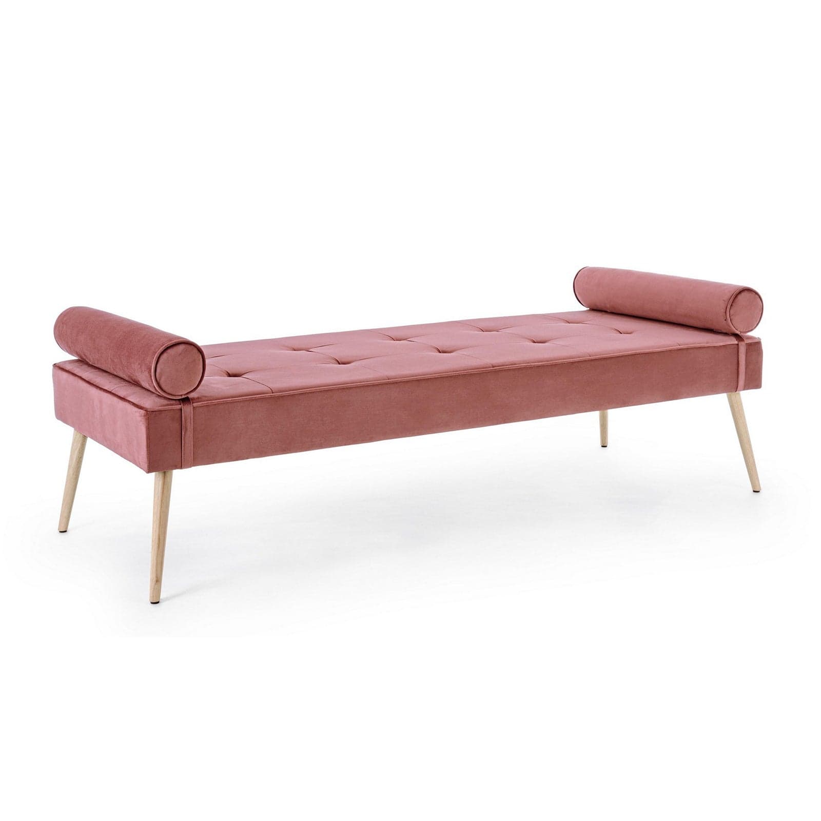 Divano "Gjsel" per interno, Struttura In Legno Di Pino E Compensato 185 x 75 x 45 h cm in Divani Decor Space - Altamura, commercioVirtuoso.it