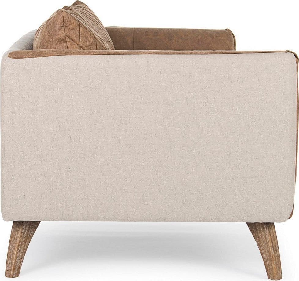 Divano 3 Posti "Helston" per interno, Struttura E Piedini In Legno Di Frassino, 188,5 x 89 x 76,5 h cm Casa e cucina/Arredamento/Soggiorno/Divani Decor Space - Altamura, Commerciovirtuoso.it