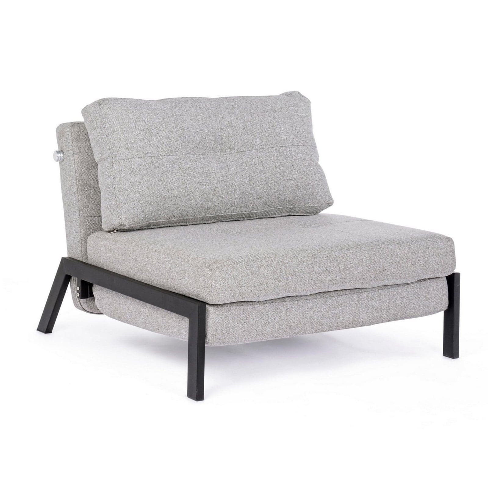 Divano letto "Hayden" con struttura in acciaio e imbottitura comoda, 95 x 96 x 79 h cm in Divani Decor Space - Altamura, commercioVirtuoso.it