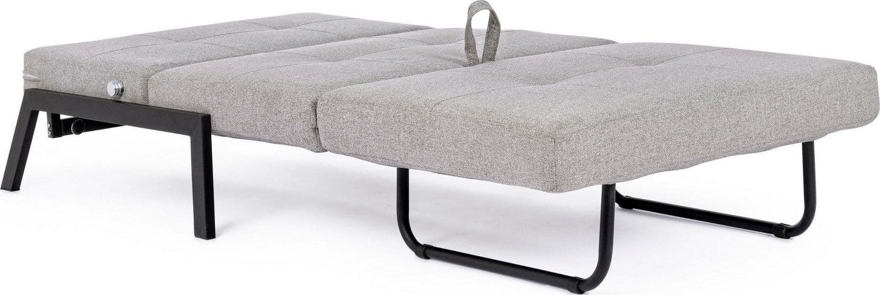 Divano letto "Hayden" con struttura in acciaio e imbottitura comoda, 95 x 96 x 79 h cm in Divani Decor Space - Altamura, commercioVirtuoso.it