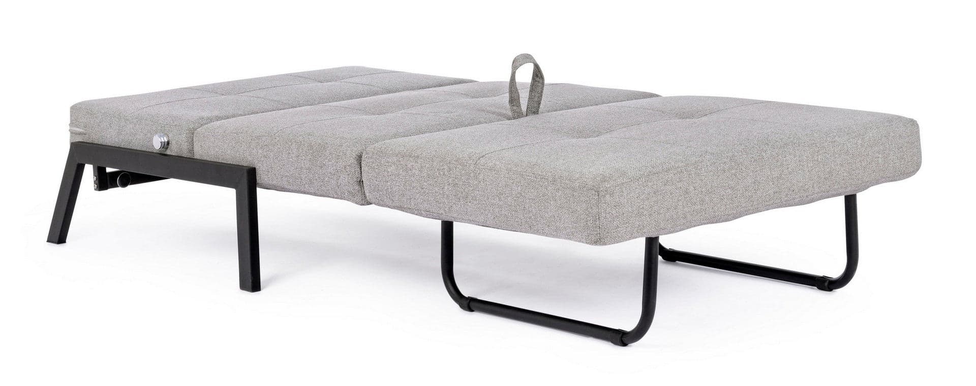 Divano letto "Hayden" con struttura in acciaio e imbottitura comoda, 95 x 96 x 79 h cm in Divani Decor Space - Altamura, commercioVirtuoso.it