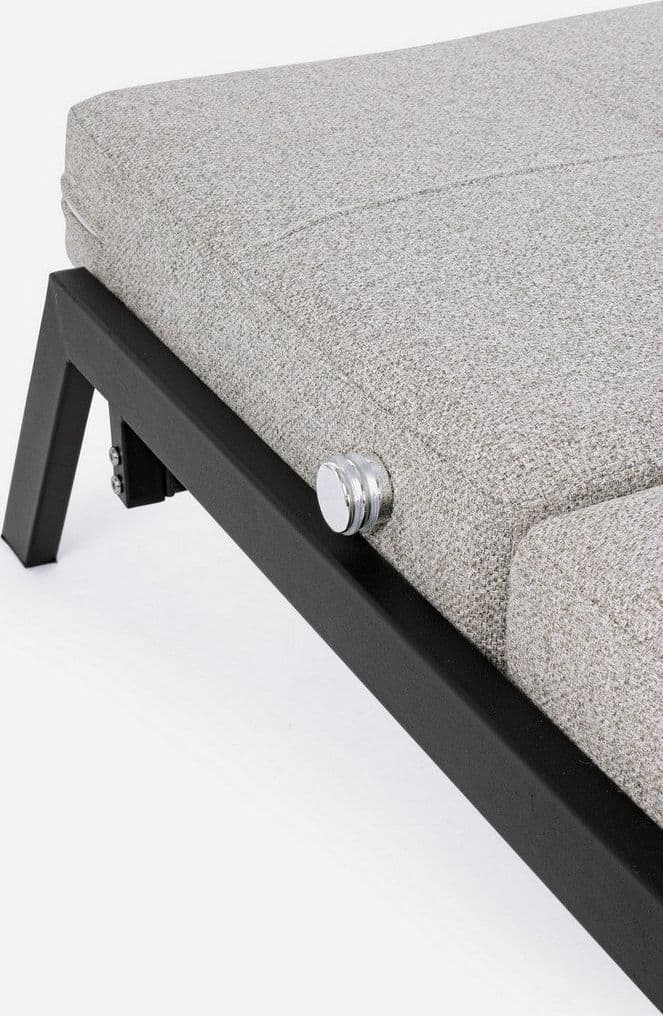 Divano letto "Hayden" con struttura in acciaio e imbottitura comoda, 95 x 96 x 79 h cm in Divani Decor Space - Altamura, commercioVirtuoso.it